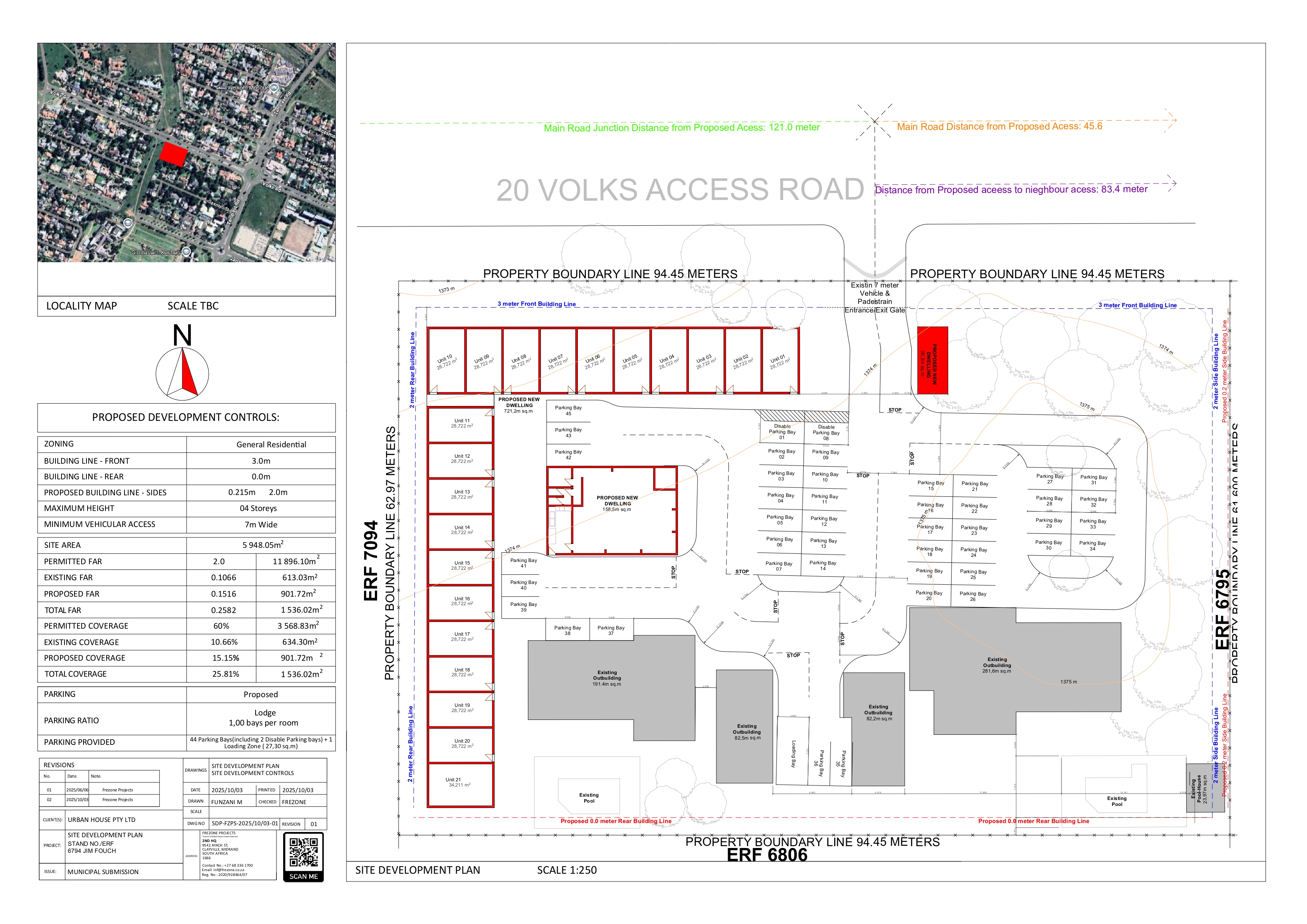 72-Unit Luxury Estate site plan